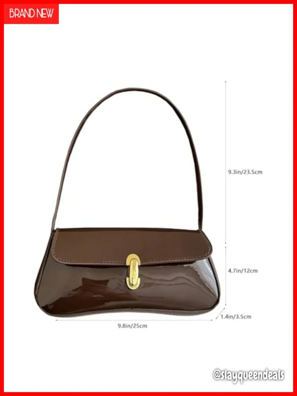 Small PU Leather Hobo Shoulder Bag Crossbody Retro Clutch Purse